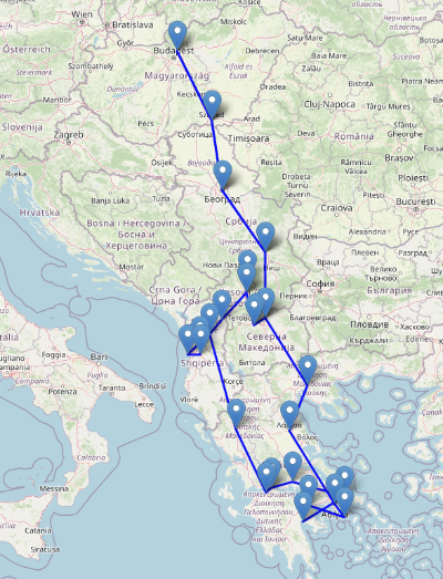 5000 km in the Balkans